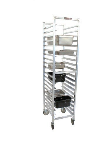PVIFS WE3020KD-SP Knock-Down Steam Table Pan Rack, Full Size 18 Pan Capacity, 20" Length x 17" Width x 71-1/2"...