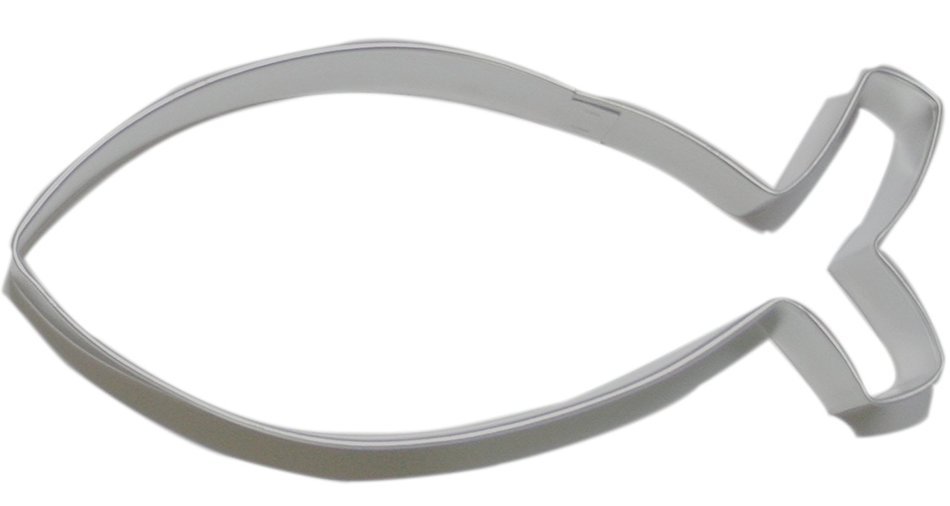 Goldfish Cookie Cutter - Set of 3 Multipurpose Cutters, 5-inch, 3-inch and Jesus Fish 4.5-inch N2
