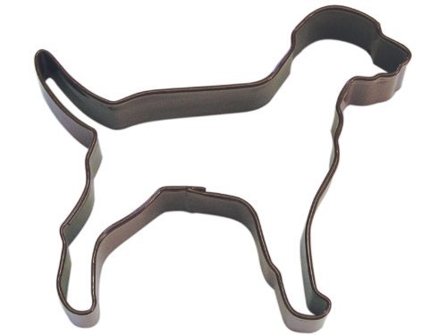 R&M Lab/Dalmation 4" Cookie Cutter Brown With Colored, Durable, Baked-on Polyresin Finish