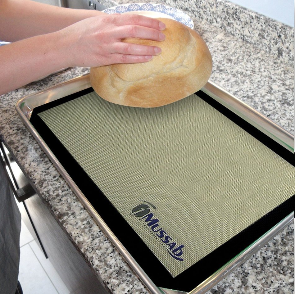 Baking Sheet-baking Mat,eco Friendly Gift-silicon Baking Mat 2-pk- Fits Half Sheet- Plus Mega Bonus Silicon Barbecue... N7