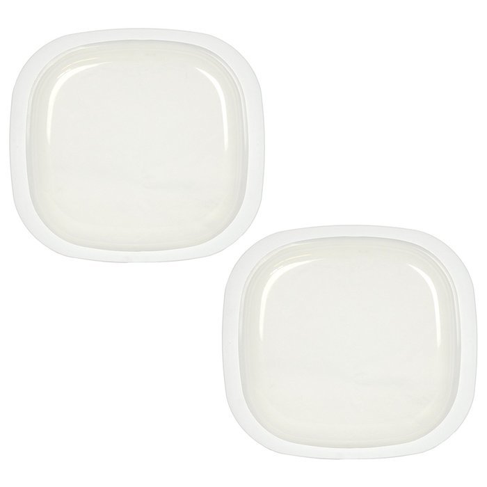 Corningware 680-PC Square 2.5Qt, 2.35L French White Lid N3