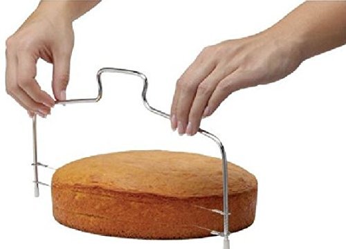 Double Line Adjustable Stainless Steel Metal Cake Cut Tools Cake Slicer Device Decorating Mold Bakeware Kitchen