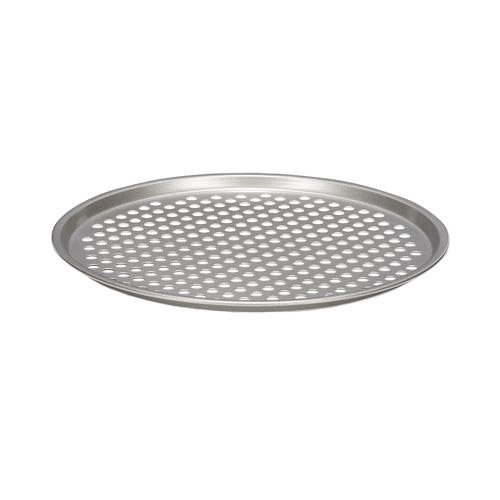 Patisse Nonstick Silver Top Crusty Pizza Tray, Silver Grey