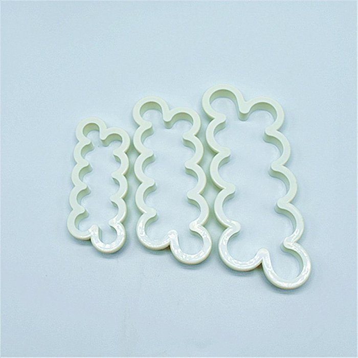 Genenic 3 Size 3D Cookie Fondant Cake Decorating Mold Rose Flower Cutter Mould N4