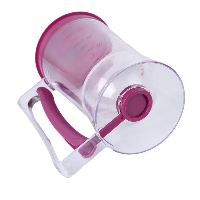 LAIMALA Pancake Batter Dispenser With Measuring Label Cupcake Muffin Pastry Baking Tools N5