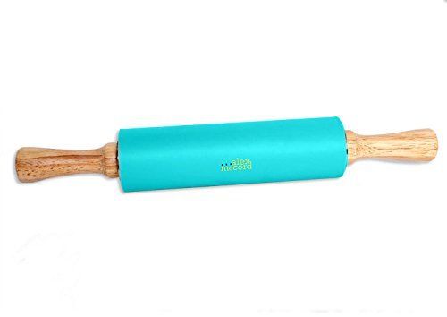 Alex McCord 14&Prime; Silicone Rolling Pin (Teal)