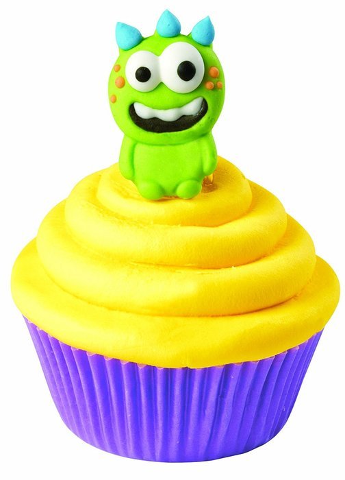 Wilton 710-0230 Monster Icing Decorations, 12-Pack N3