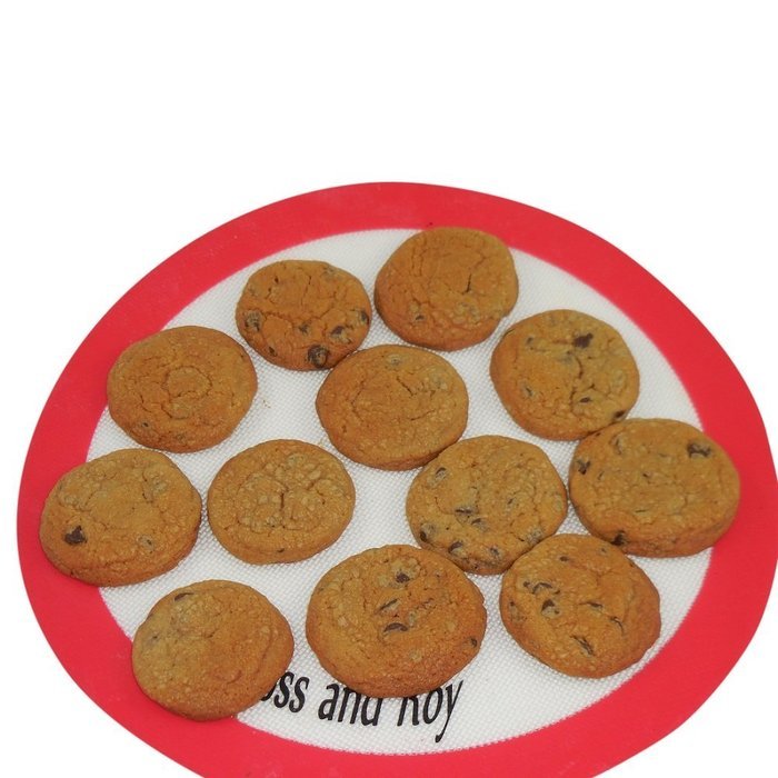 12 Inch Round Premium Non-stick Silicone Baking Mat for Healthy, More Even Cooking N5
