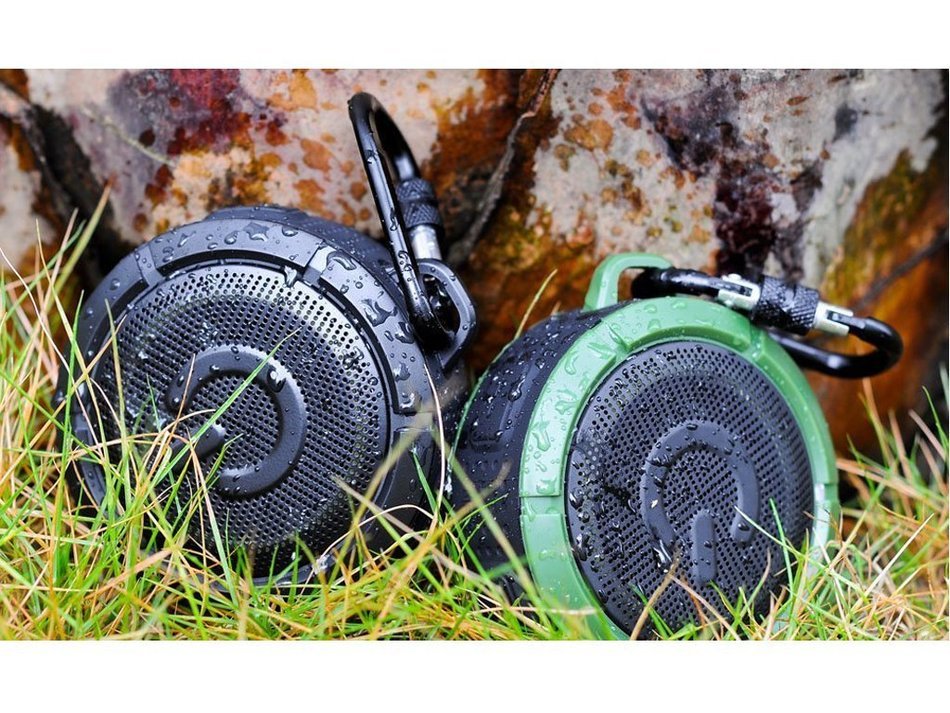 [Newest Bluetooth 4.0 Waterproof Speaker] SolidPin Portable Outdoor Wireless Shower NFC Speaker for iPhone 6 Plus... N3