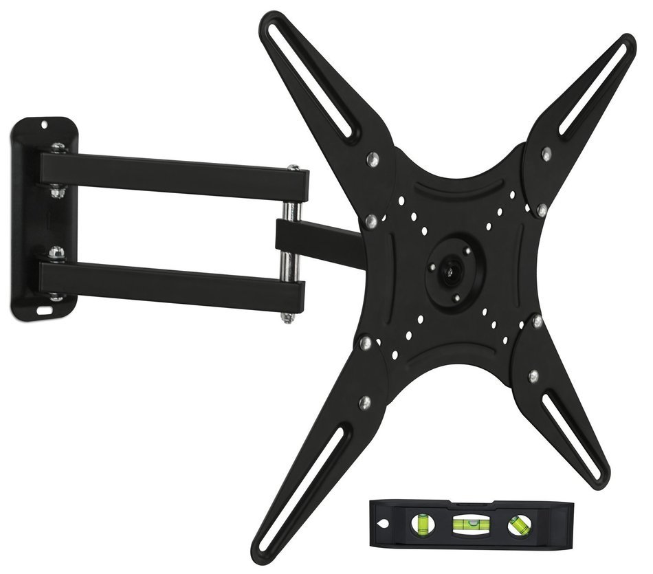 Mount-It! TV Wall Mount Full Motion LCD, LED 4K TV Swivel Bracket for 23-55 inch Screen Size, Compatible with...