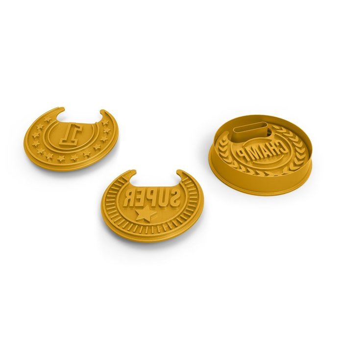 Fred & Friends DIG-INS Dinosaur Fossil Cookie Cutter/Stampers, Set of 3 N3