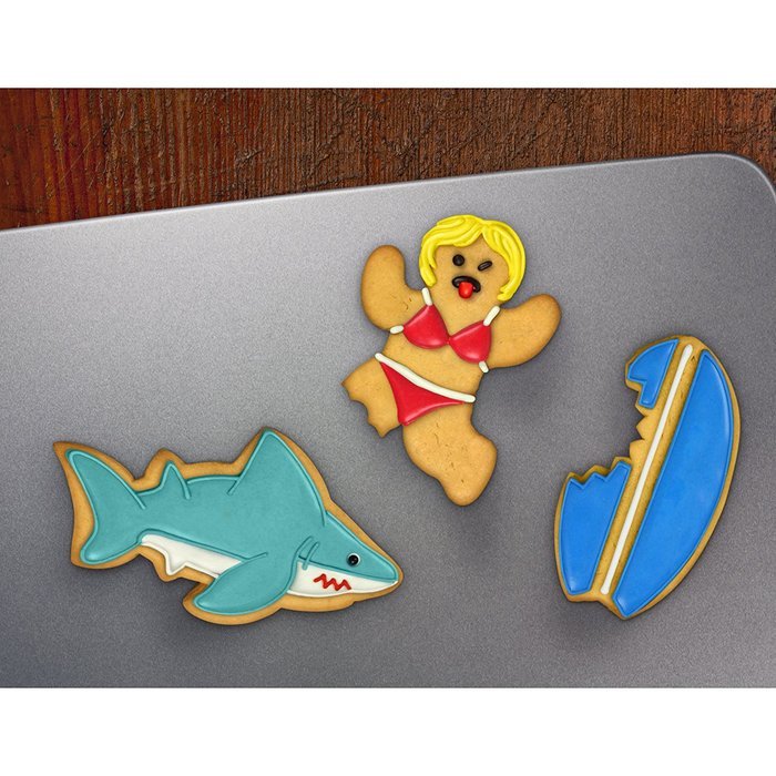Fred & Friends DIG-INS Dinosaur Fossil Cookie Cutter/Stampers, Set of 3 N9