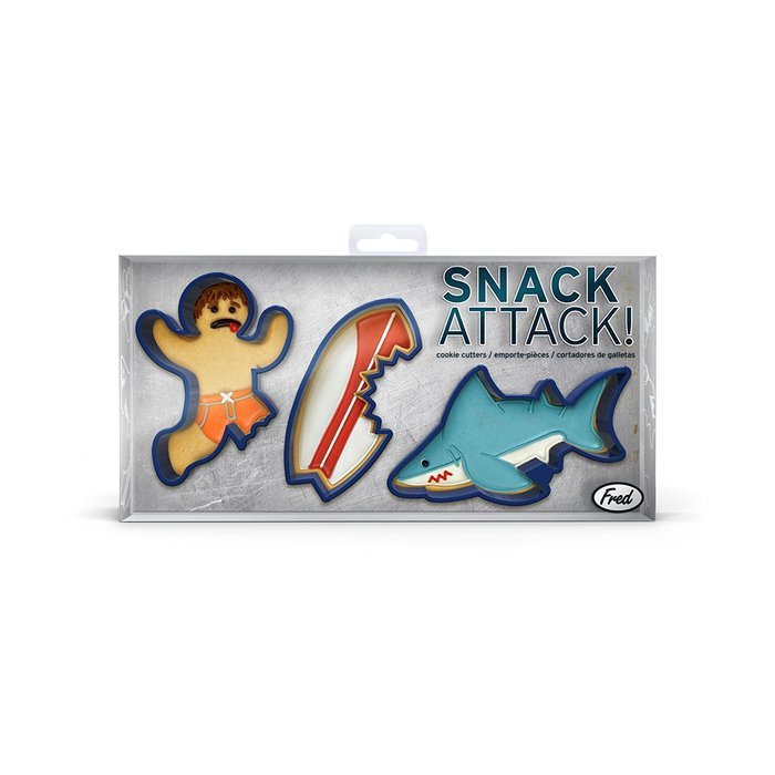 Fred & Friends DIG-INS Dinosaur Fossil Cookie Cutter/Stampers, Set of 3 N10