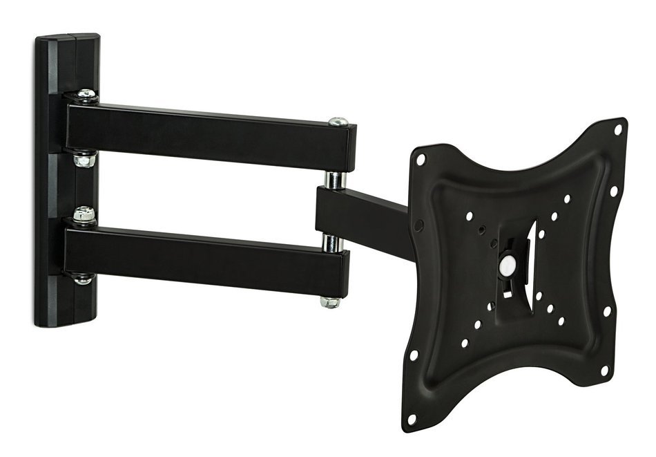 Mount-It! TV Wall Mount Bracket Full Motion Computer Monitor Arm, Swivel Tilting Corner Bracket for 23 - 42 inch...