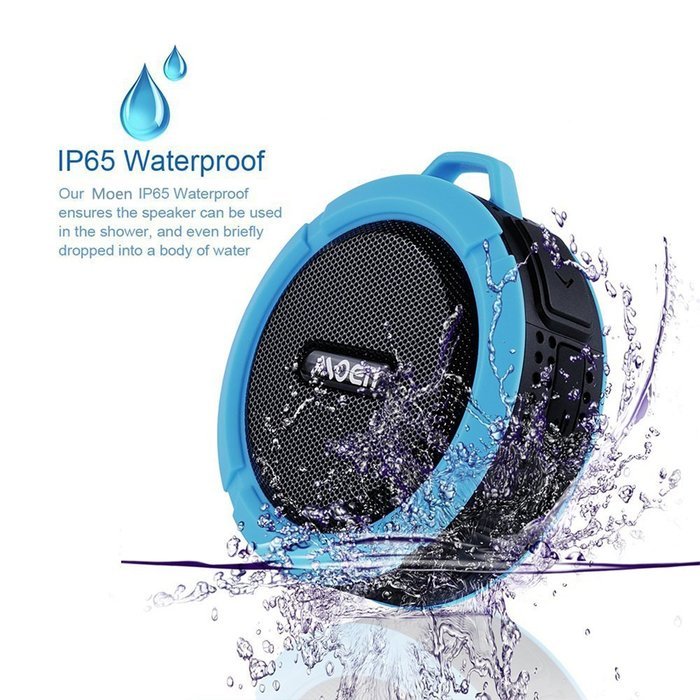 [Outdoor&Shower Speaker ] Moen Waterproof Portable Wireless Bluetooth Speaker 5W Driver Built-in Mic Handsfree... N3