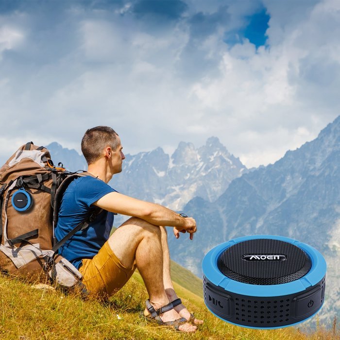 [Outdoor&Shower Speaker ] Moen Waterproof Portable Wireless Bluetooth Speaker 5W Driver Built-in Mic Handsfree... N6