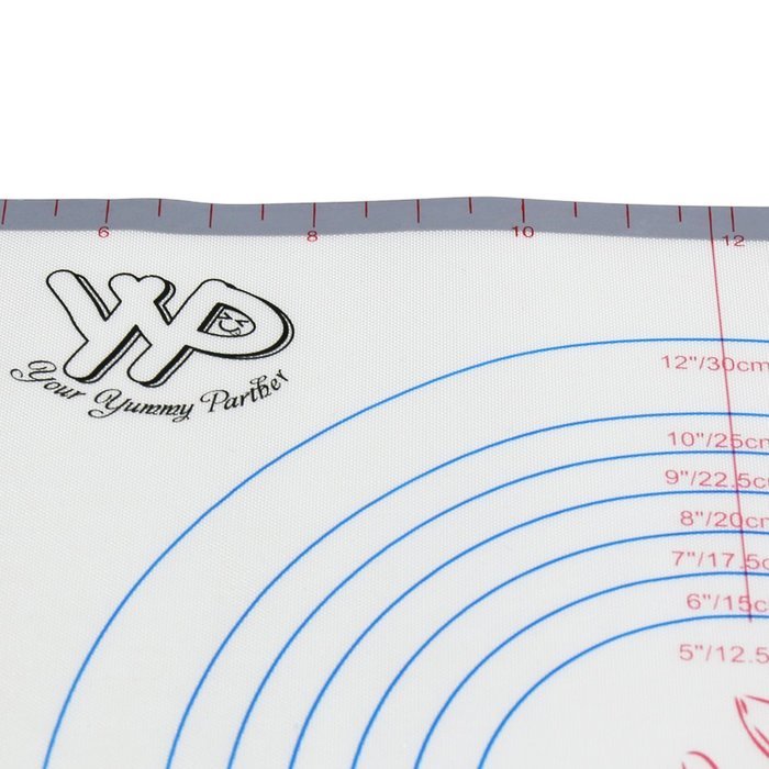 Pastry Mat, YYP Large Silicone Pastry Mat with Measurements, 23.5"x15.7"(60x40cm), Non-Slip Sheet, Full Sticks... N9
