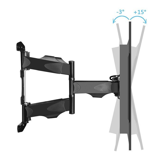 Suptek Articulating Full Motion Tv Wall Mount for 32"-60" LED LCD Plasma TVs (VESA Standard up to 400x400mm),... N2