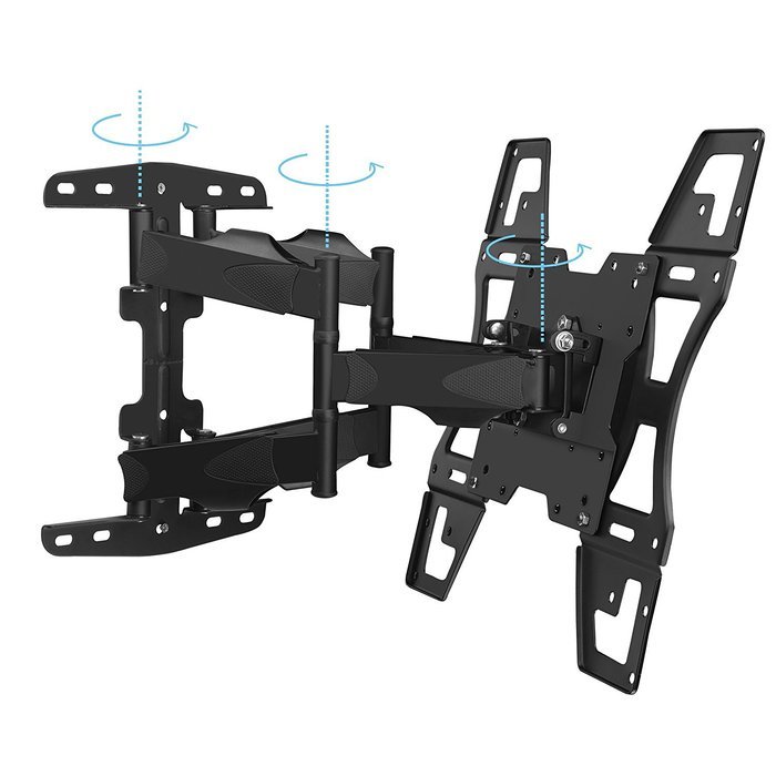 Suptek Articulating Full Motion Tv Wall Mount for 32"-60" LED LCD Plasma TVs (VESA Standard up to 400x400mm),... N5