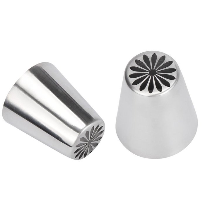 Baking Tool, Franterd 1pc 304 Steel Cake Icing Decorating Nozzles Tips (U) N25