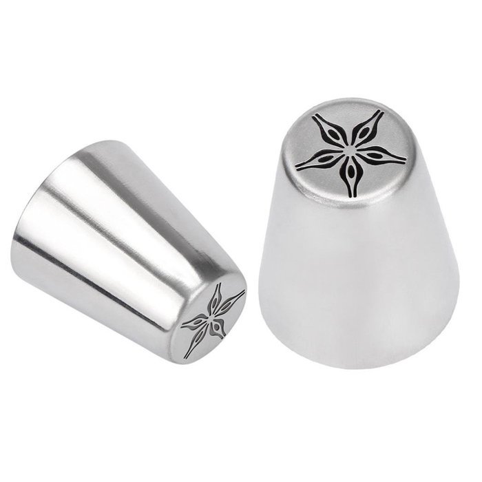 Baking Tool, Franterd 1pc 304 Steel Cake Icing Decorating Nozzles Tips (U) N36