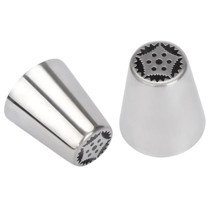 Baking Tool, Franterd 1pc 304 Steel Cake Icing Decorating Nozzles Tips (U) N43