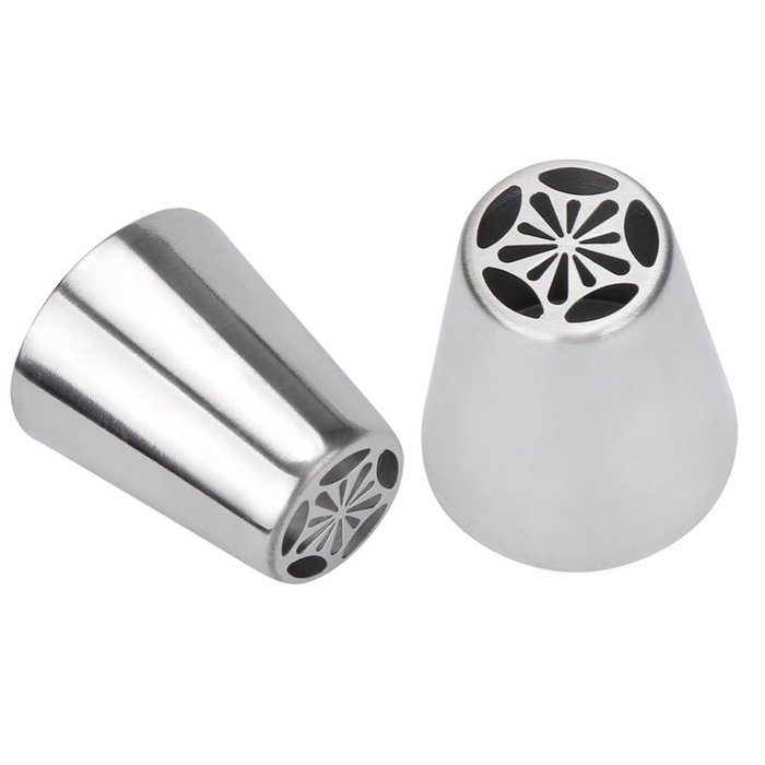 Baking Tool, Franterd 1pc 304 Steel Cake Icing Decorating Nozzles Tips (U) N70