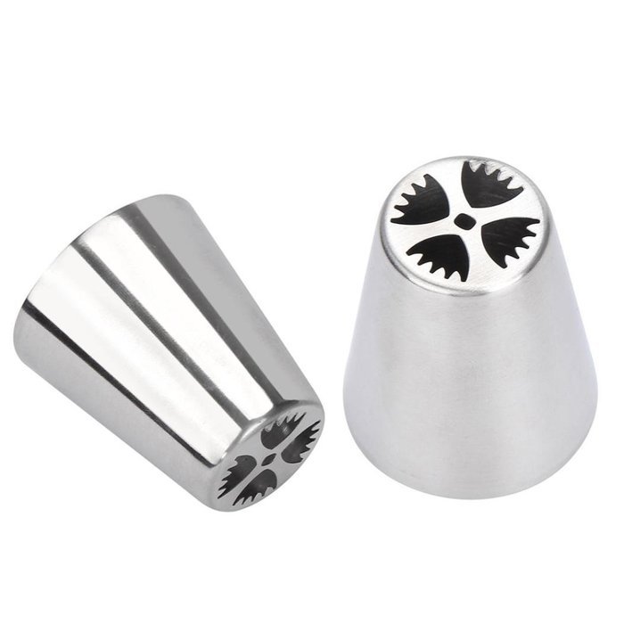 Baking Tool, Franterd 1pc 304 Steel Cake Icing Decorating Nozzles Tips (U) N84