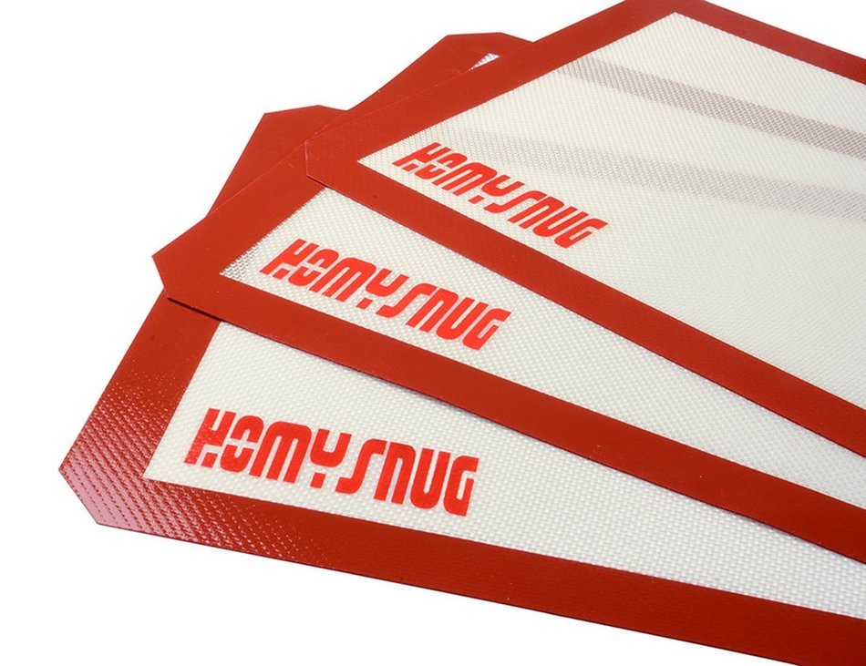 HOMYSNUG(TM) Silicone Baking Mat - Set of 3 - Half Sheet(Thick & Large 11.5" x 16.4") Cookie Baking Set - Nonstick... N4