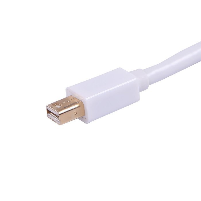 HDE 10ft. Mini Display Port Male to HDMI Male Cable Gold Plated Apple MacBook to HDTV Monitor Adapter N5