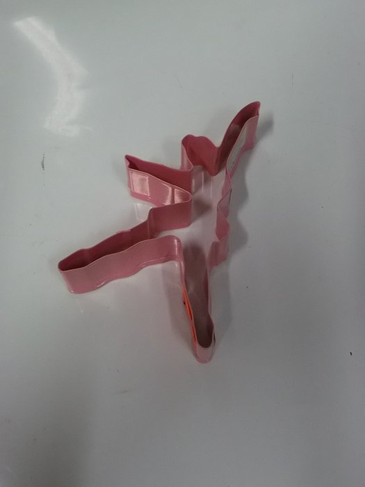 R & M Polyresin Coated Ballerina Cookie Cutter, 4.5-Inch, Pink