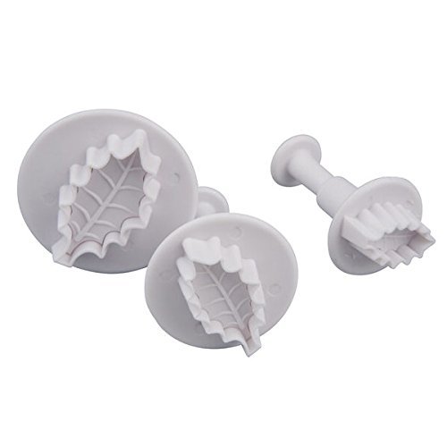 Patisse 02046 Leaf Plunger Cookie Cutter Set