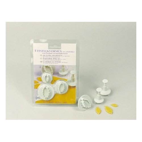 Patisse 02046 Leaf Plunger Cookie Cutter Set N2