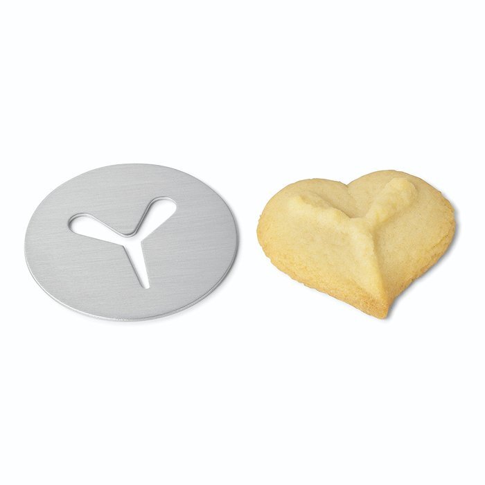 Kuhn Rikon Clear Cookie Press with Decorating Tips and Storage Box N4