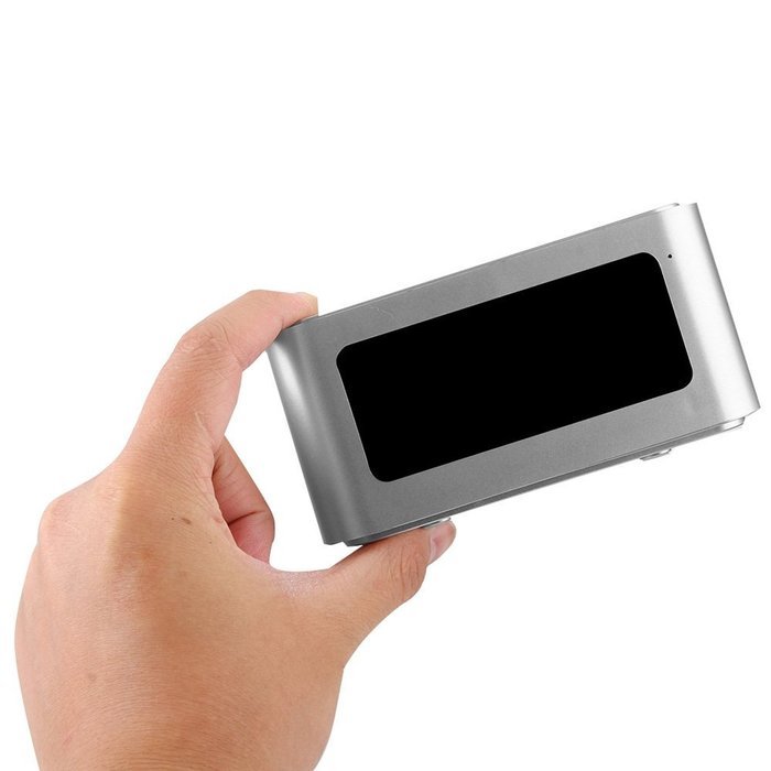 Alarm Clock Bluetooth 4.0 Speaker, FeBite Wireless Stereo Speaker 5V6W with FM Radio, Digital LCD Display, Handsfree... N6