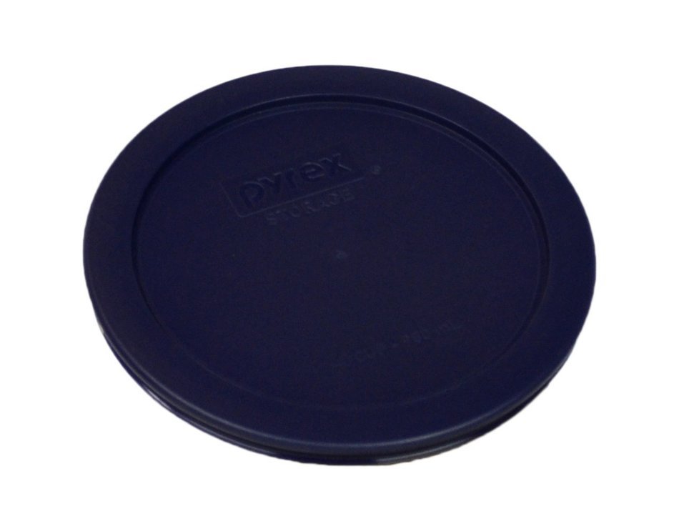 Pyrex Green 2 Cup Round Storage Cover #7200-PC for Glass Bowls, 4 Pack N8