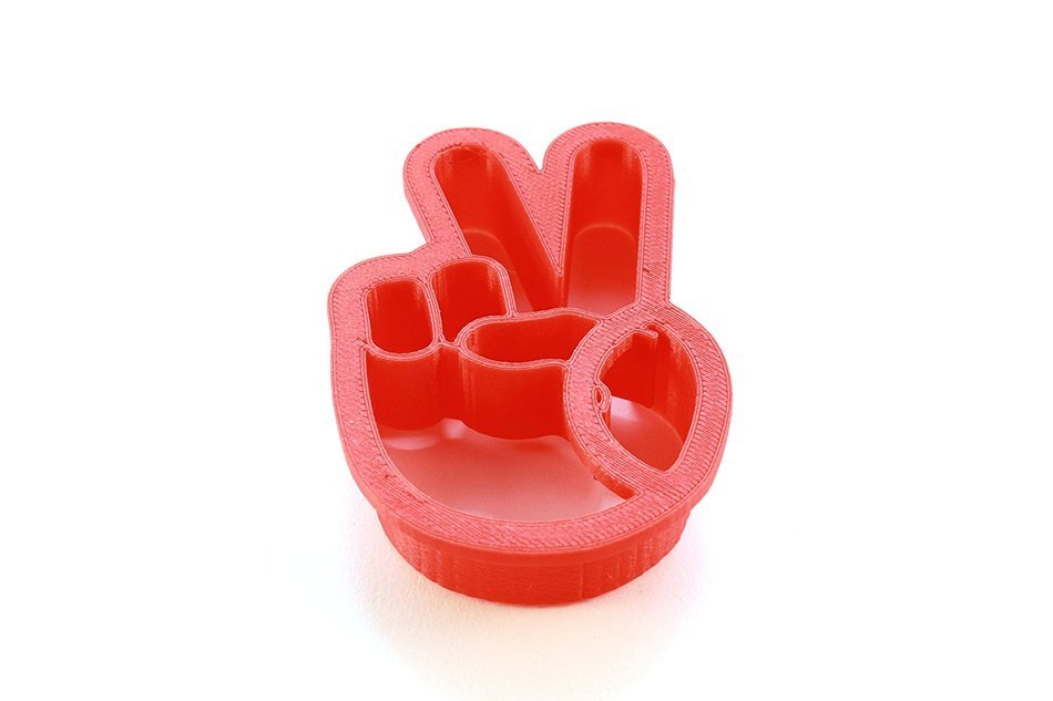 Peace Sign Emoji Cookie Cutter N3