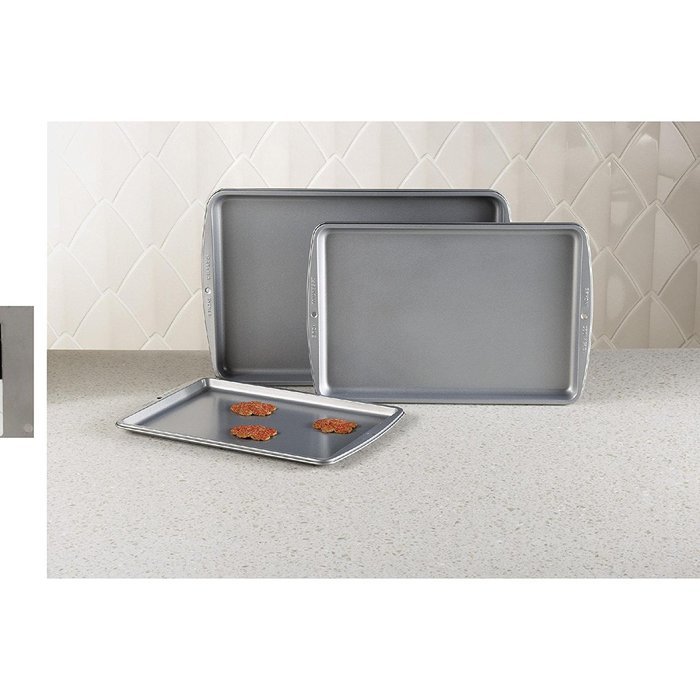 Essential Home 3-Piece Cookie Sheet Set N3