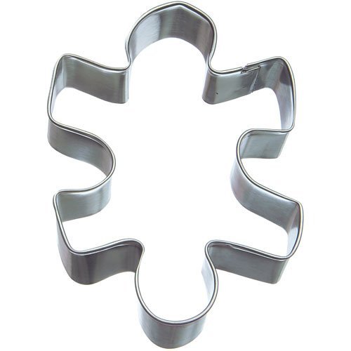 1 X Puzzle Piece Cookie Cutter 4 In.