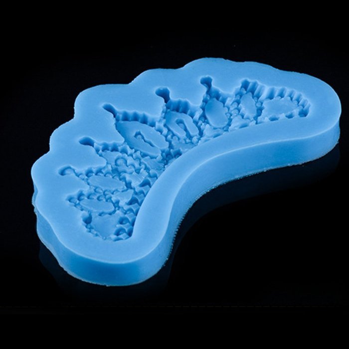 Silicone 3D DIY Crown Baking Mold for Fondant Cake Chocolate Sugar N2