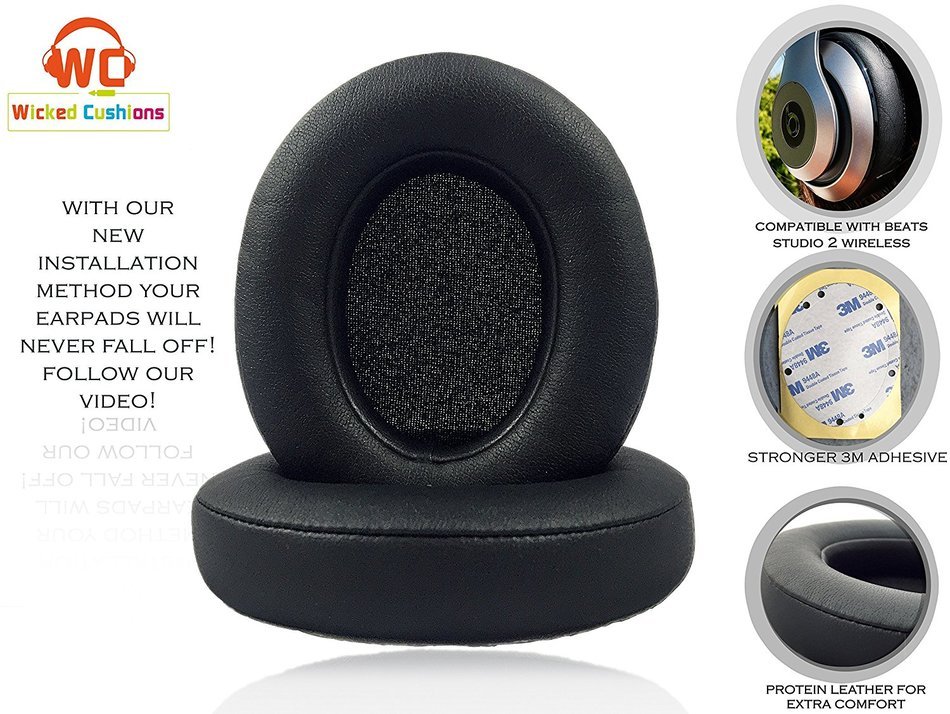 Beats Replacement Earpads Ear Pads Cushions Earcups Compatible With Studio 2.0 Wired / Wireless 2ND Gen Headphones... N2