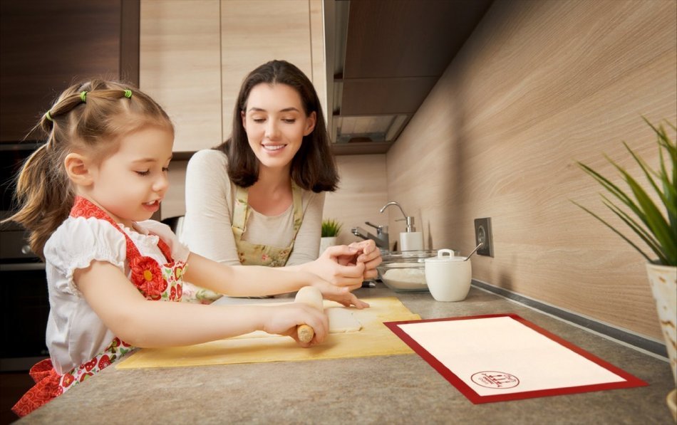 Chef O' Gadgets Silicone Baking Mats: 3 Pack Non Stick Bake Sheet Liners for Cookies, Pastry, Macaron, Bread Making N3