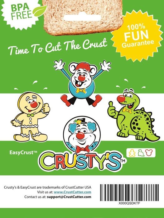 Crusty's Dinosaur Sandwich Cutter - High Quality Stainless Steel Dino Crust & Cookie Cutter N4
