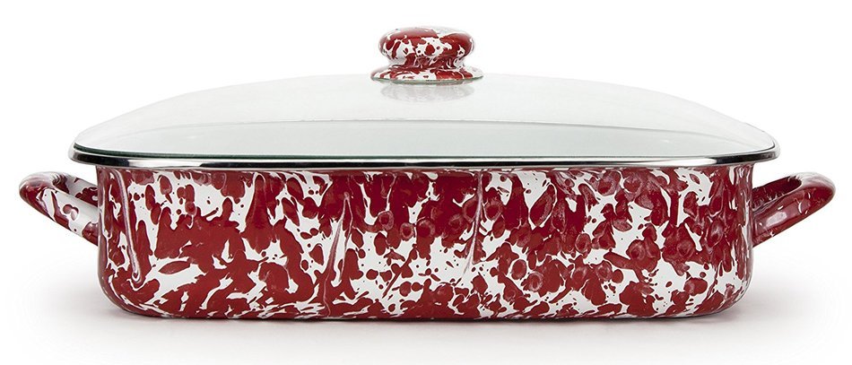 Golden Rabbit Lasagna Pan with Lid, Cobalt N3