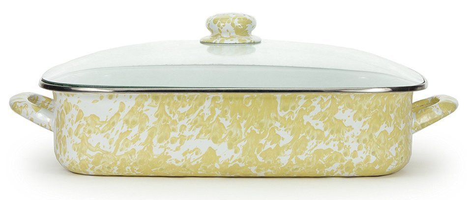 Golden Rabbit Lasagna Pan with Lid, Cobalt N5