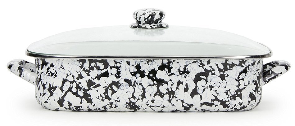 Golden Rabbit Lasagna Pan with Lid, Cobalt N9