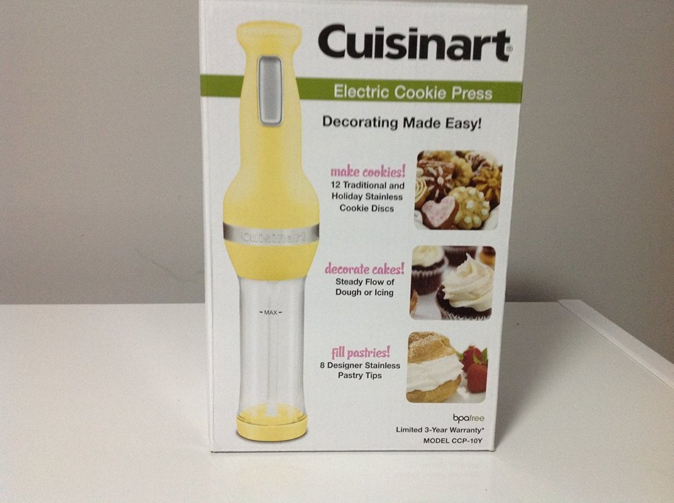 Cuisinart CCP-10Y Cookie Press Yellow
