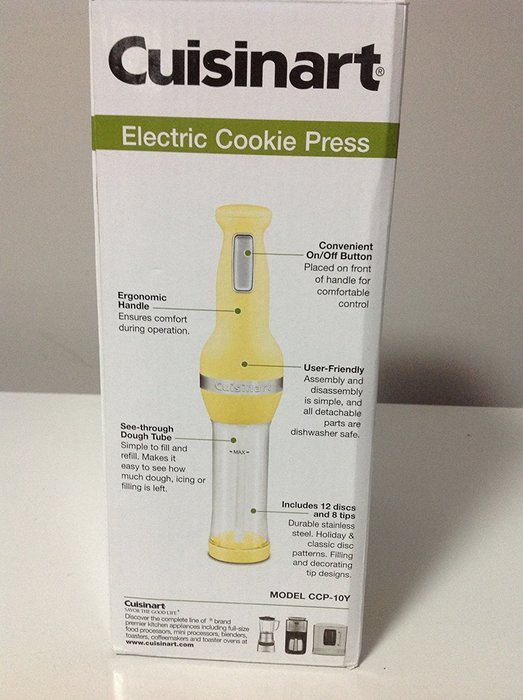 Cuisinart CCP-10Y Cookie Press Yellow N2
