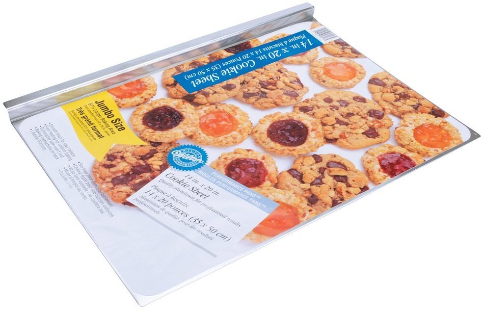 Wilton Jumbo Aluminum Cookie Sheet 14 by 20 by 1/4 Inches Deep