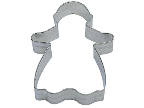 R&M Gingerbread Girl 5" Cookie Cutter in Durable, Economical, Tinplated Steel